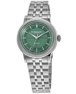 Raymond Weil Millesime Automatic Green Dial Stainless Steel Men's Watch Model 2125-ST-52011