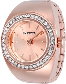 Invicta Ladies Mini Angel Quartz Watch with Rose Gold Dial 48945