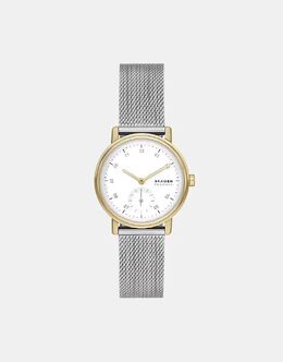 Женские часы Skagen Kuppel Lille с двумя стрелками и секундной стрелкой, из нержавеющей стали, золотого цвета - СЕРЕБРО 147713023 | silver