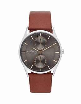 Часы Skagen SKW6086 Holst из кожи коричневого цвета 1451381 | brown