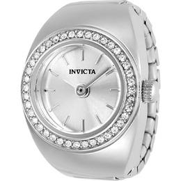 Invicta Mini Angel Quartz Crystal Silver Dial Ladies Watch - Article No. 48943