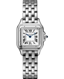 Cartier Panthere de Cartier WSPN0013 Small Silver Dial Stainless Steel Women's Watch