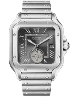 Men's Cartier Santos de Cartier WSSA0076 Automatic Grey Dial Stainless Steel Watch