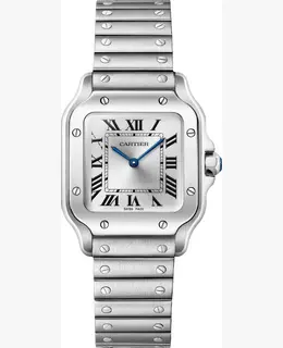 Cartier Santos De Cartier WSSA0082 Women's Watch Silver Dial Stainless Steel