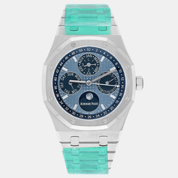 Audemars Piguet Royal Oak Men's Watch Reference 26574ST.OO.1220ST.03 Automatic Blue Dial Stainless Steel Cased Serial Number 1188348