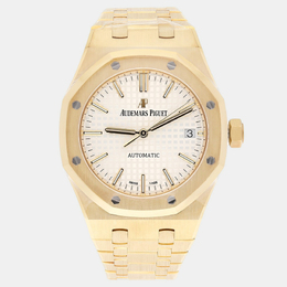 AP Royal Oak 15450BA.OO.1256BA.01 Automatic White Dial Men's Wristwatch