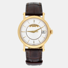 Patek Philippe Calatrava 5153j-001 White Dial Gold Automatic Men's Watch