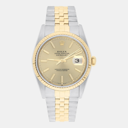 Rolex Datejust 16233 - Champagne Dial Automatic Movement