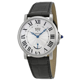 Cartier Rotonde Automatic Silver Dial Mens Watch w1556369