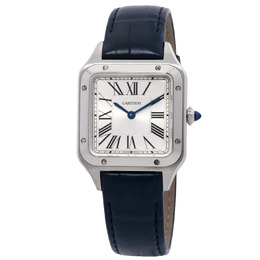 Cartier Santos WSSA0086 Ladies Quartz Silver Dial Watch