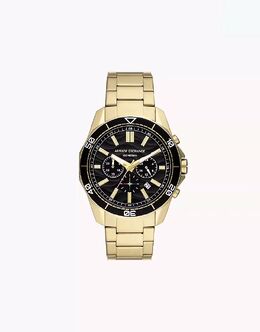Мужские часы-хронограф Armani Exchange, из нержавеющей стали золотистого оттенка, ax1958 в золоте 147713327 | gold