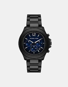 Мужские часы Michael Kors Sage с хронографом, черные, из нержавеющей стали - ЧЕРНЫЕ 143150232 | black