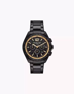 Мужские часы Michael Kors Accelerator 2.0 с хронографом, черные, из нержавеющей стали — ЧЕРНЫЕ 147713021 | black