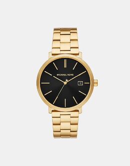 Мужские часы Michael Kors Blake с тремя стрелками и датой, из нержавеющей стали золотистого оттенка — ЗОЛОТО 143150191 | gold