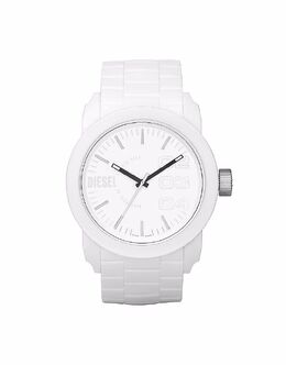 Мужские силиконовые часы Diesel Double Down белого цвета - БЕЛЫЕ 141945791 | white