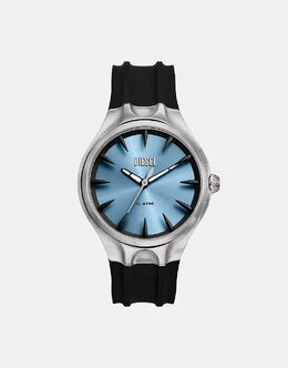 Мужские часы Diesel Streamline из черного силикона — ЧЕРНЫЕ 141945676 | black