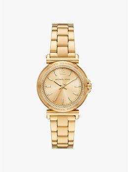 Золотистые часы Mini Maren Pavé Michael Kors, золотой mk7516 | gold