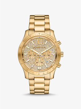 Крупные часы Berkley Pavé золотистого оттенка Michael Kors, золотой mko1102 | gold