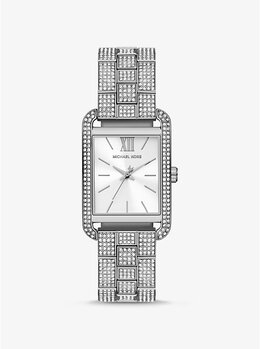 Серебристые часы Monroe с паве Michael Kors, серебряный mko1114 | silver