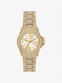 Мини-Часы Everest Pavé в золотистом оттенке Michael Kors, золотой mko1196 | gold