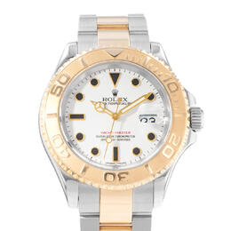 Pre-owned Rolex Yacht-Master 40 Automatic Chronometer White Dial Mens Watch - Ref. 16623 WSO
