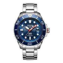 Часы Men's Seiko 200m Casual Blue PADI Crossover Warrior Solar Energy Watch, синий sne549p1 | blue