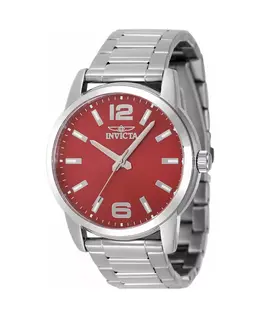 Мужские часы 48496 Celestial Quartz с красным циферблатом и тремя стрелками Invicta, красный 22342530 | dark red