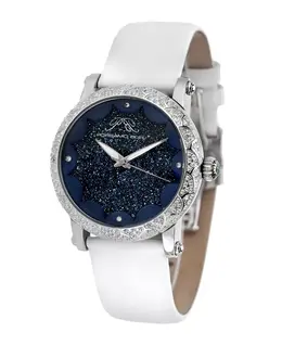 Женские часы Genevieve Topaz на кожаном ремешке, покрытые сатином Porsamo Bleu, белый 16908851 | white