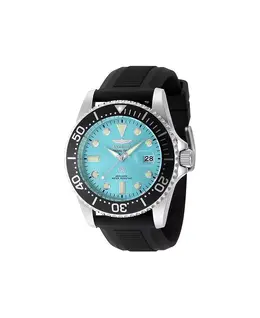 Мужские часы Pro Diver Quartz 3 Hand с синим циферблатом, модель 48213 Invicta, черный 22247675 | black