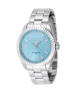 Женские часы 48905 Specialty Quartz 3 Hand Tiffany Blue Dial Invicta, серебряный 22284783 | silver