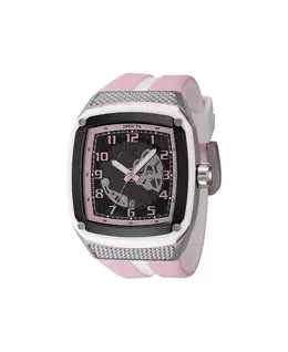 Мужские часы Invicta Racing Quartz 48069 с многофункциональным циферблатом розового и металлического цвета, черный 22312029 | black