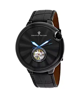Мужские часы Cyclone Automatic с черным циферблатом - CV0145 Christian Van Sant, мультиколор 23113733 | black