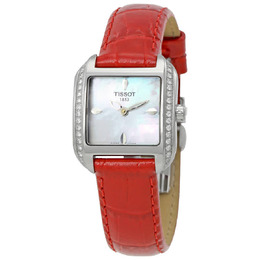 Tissot T-Wave Mother of Pearl Dial Ladies Watch - t02.1.365.71