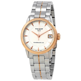 Tissot Lady Luxury Powermatic 80 Ivory Dial Watch T0862072226101