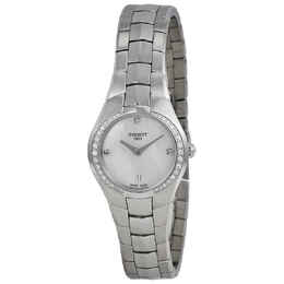 Tissot T-Round Cream Dial Stainless Steel Ladies Watch - Article: T0960096111600