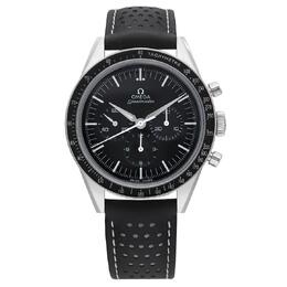 Pre-owned Omega Speedmaster Moonwatch Chronograph Tachymeter Black Dial Mens Watch 311.32.40.30.01.001