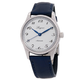 Longines Master Collection Automatic Diamond Silver Dial Watch L2.357.0.73.2