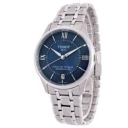 Tissot Chemin Des Tourelles Powermatic 80 Automatic Blue Dial Watch T1392071104800