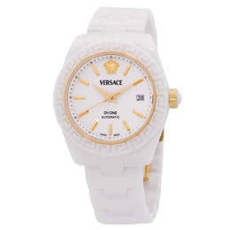 Versace DV One Automatic White Dial Mens Watch VE6B00223