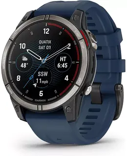 Часы Garmin quatix 7 Pro Marine GPS Smartwatch, синий 19213397 | blue