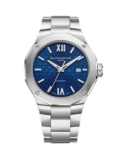Часы Riviera, 42 мм Baume & Mercier, синий 5544981 | blue/silver