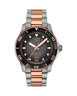 Часы Seastar 1000, 40 мм Tissot, черный 5558414 | black/two tone