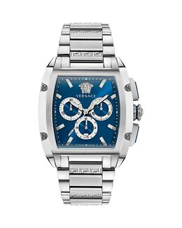 Dominus Chronograph, 42мм x 50мм Versace, синий 5466710 | blue/silver