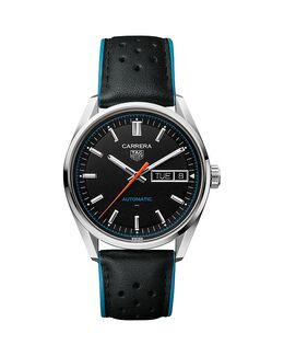Часы Carrera Automatic, 41 мм Tag Heuer, черный 5551143 | black/black
