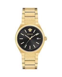 V-Auria Watch, 39 мм Versace, черный 5465496 | black/gold