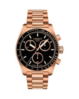 PR516 Хронограф, 40 мм Tissot, черный 5467489 | black/rose gold