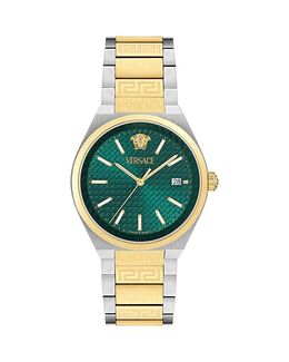 V-Auria Watch, 39 мм Versace, зеленый 5465495 | green/two tone
