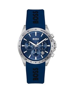 Хронограф Strike, 41 мм Hugo Boss, синий 5488499 | blue/blue