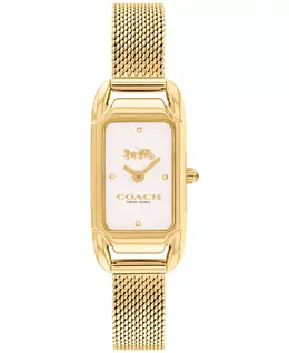 Женские часы Cadie на стальном браслете, 17.5 x 28.5 мм Coach, желтый 14759162 | gold-tone