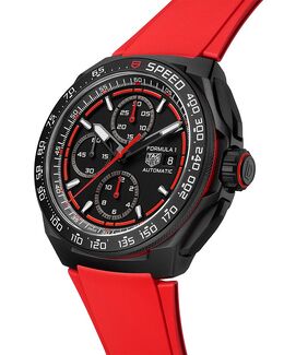Chronograph Formula 1, 44 мм Tag Heuer, черный 5503543 | black/red